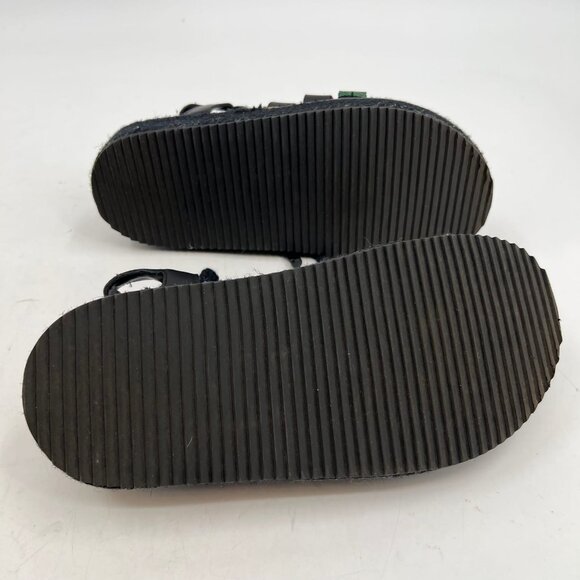 FARM Rio Black Red Platform Lace Up Sandals | Size 8 - Picture 6 of 10